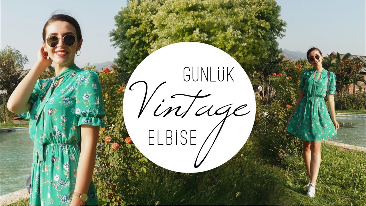 GÜNLÜK VINTAGE ELBİSE DİKİMİ | Damla Toral | How To Sew a Vintage Dress
