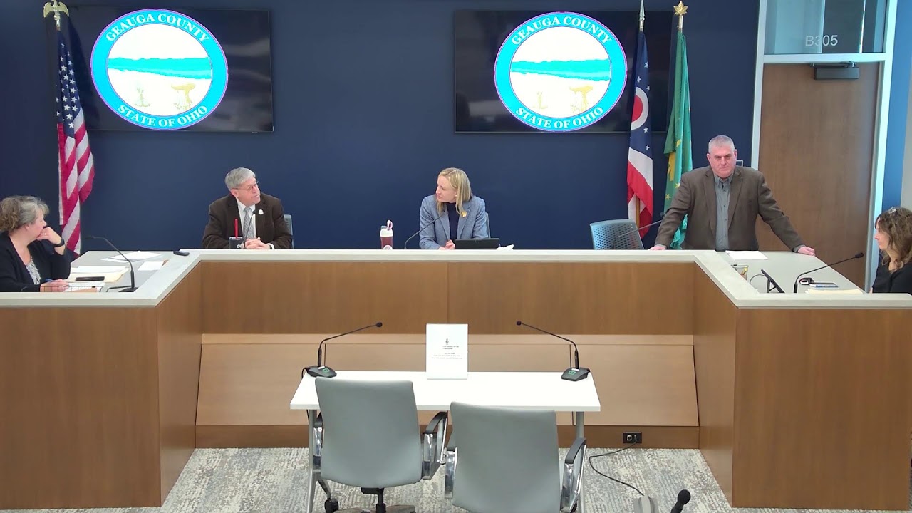 Geauga County Board of County Commissioners Meeting of 24 February 2026