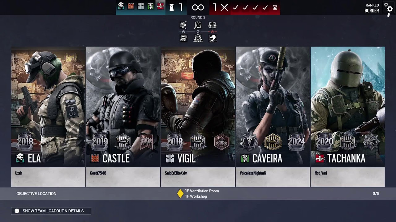 Rainbow 6 /ranked