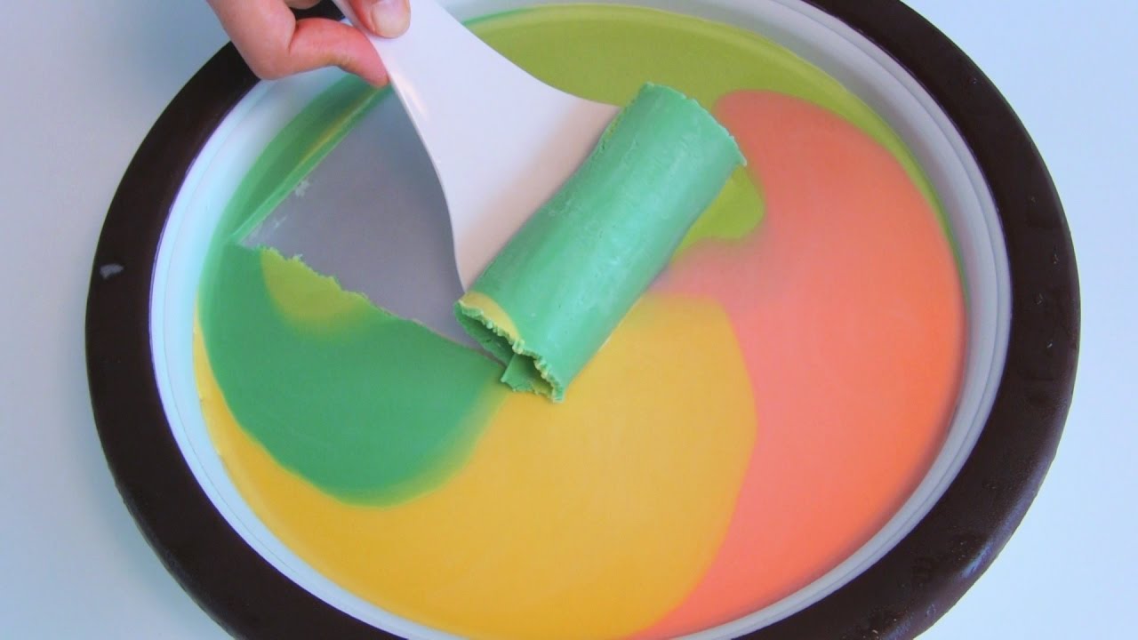 Homemade Ice Cream Rolls Maker "Hapiroll" Vanilla & Colorful【Cooking Tools】