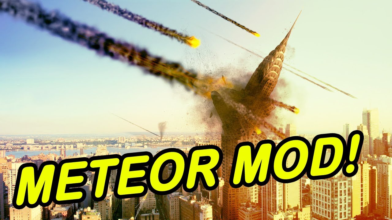 Minecraft | METEOR MOD! | Entire city wiped out! (Again)