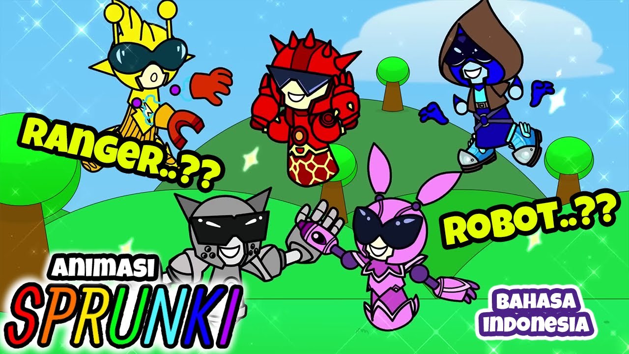 SPRUNKI RANGER 👽APA ROBOT 🤖 ⁉️Animasi Sprunki Bahasa Indonesia