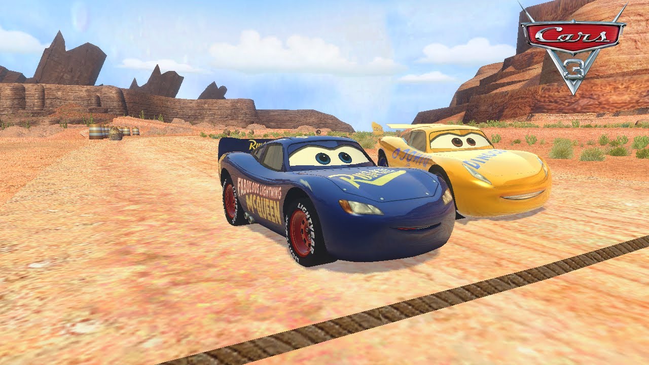 [Cars LEGENDS] : Cars 3 -  Lightning McQueen and Cruz Race Around Willy's Butte