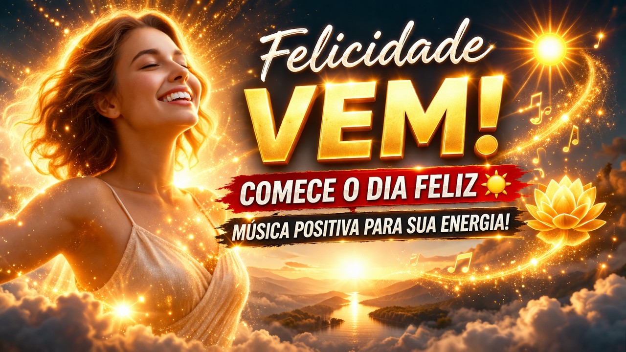 COMECE O DIA FELIZ ☀️ | M&uacute;sica Positiva para Energia e Bem-Estar | Quinta Ess&ecirc;ncia