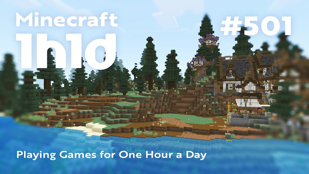 Minecraft | 1日1時間プレイ（実況なし） | 港町の拡張開始 | 1h1d - Part 501