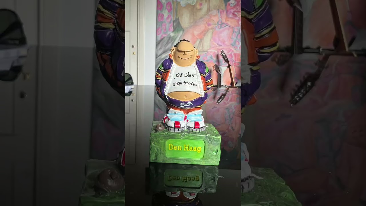 Haagse Harry - 3D  magneet - exacte replica van het standbeeld