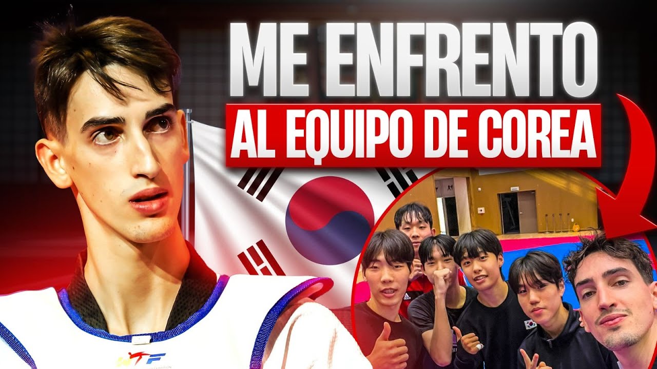 PELEA VS MEJOR EQUIPO DE COREA EN TAEKWONDO