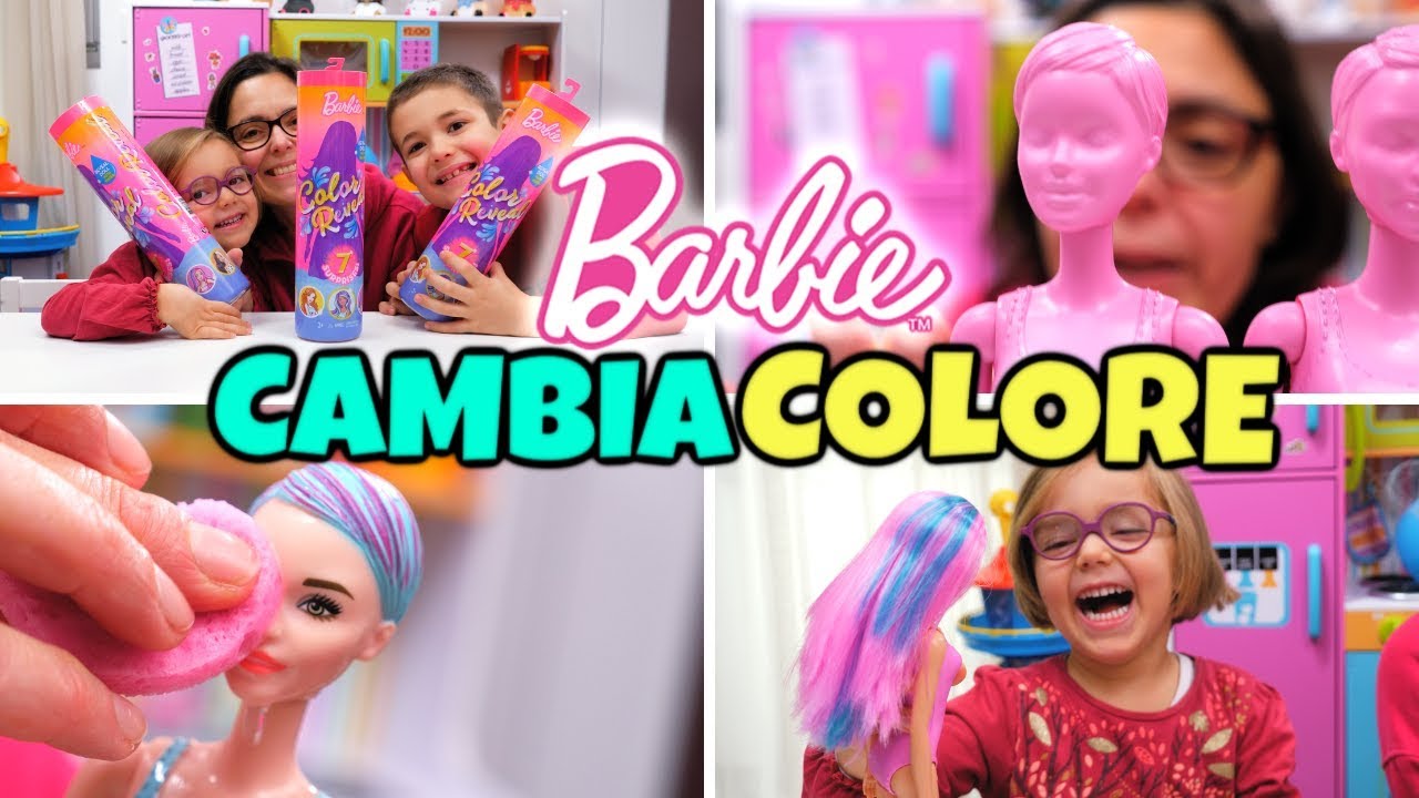 BARBIE COLOR REVEAL: Bambole Cambia Colore con 7 Sorprese