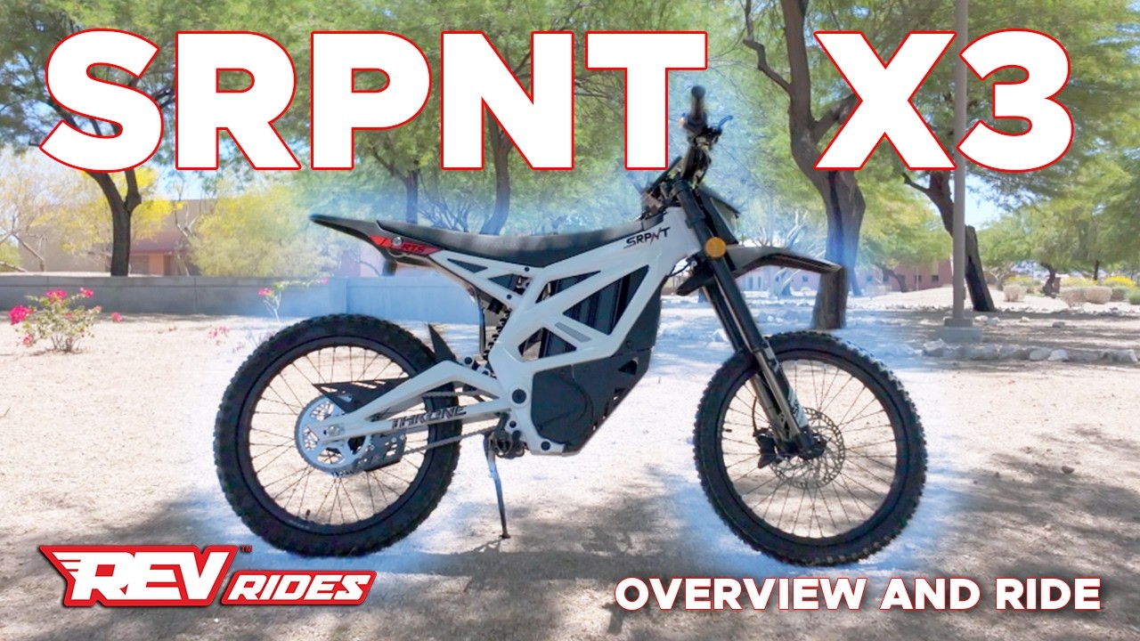 Is This the Most underrated bike? | Srpnt moto X3 | Overview & Ride #srpntx3 #emoto #revrides