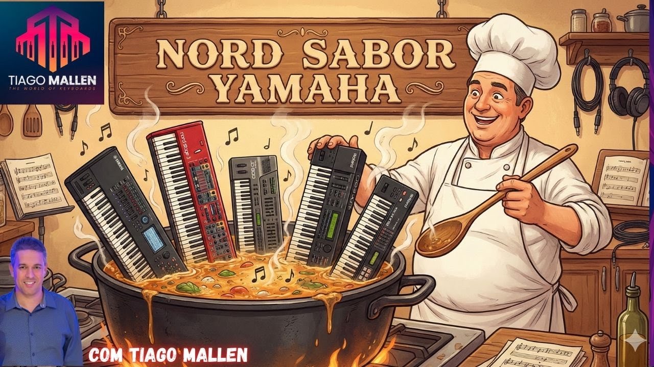 Nord com sabor Yamaha e cheiro de Roland. Com Tiago Mallen - LINK DOS SORTEOS NA DESCRIÇÃO DO VIDEO.
