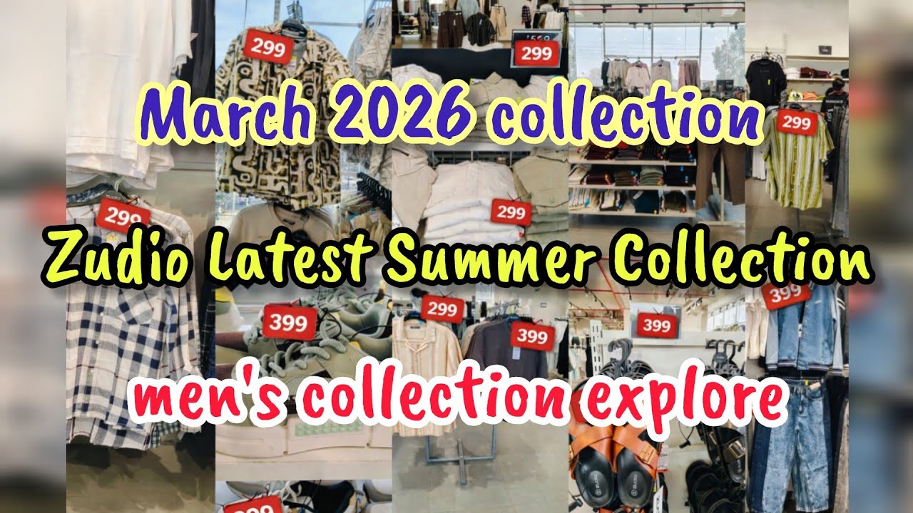 Zudio Latest Summer Collection 2026 men's summer collection explore full vlog 