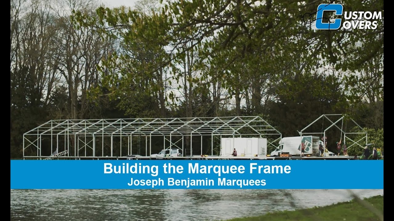 Joseph Benjamin Marquees - Building the Marquee Frame - Custom Covers Marquees