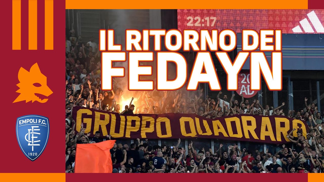 Il ritorno dei Fedayn in Curva Sud: nasce il Gruppo Quadraro | 4k