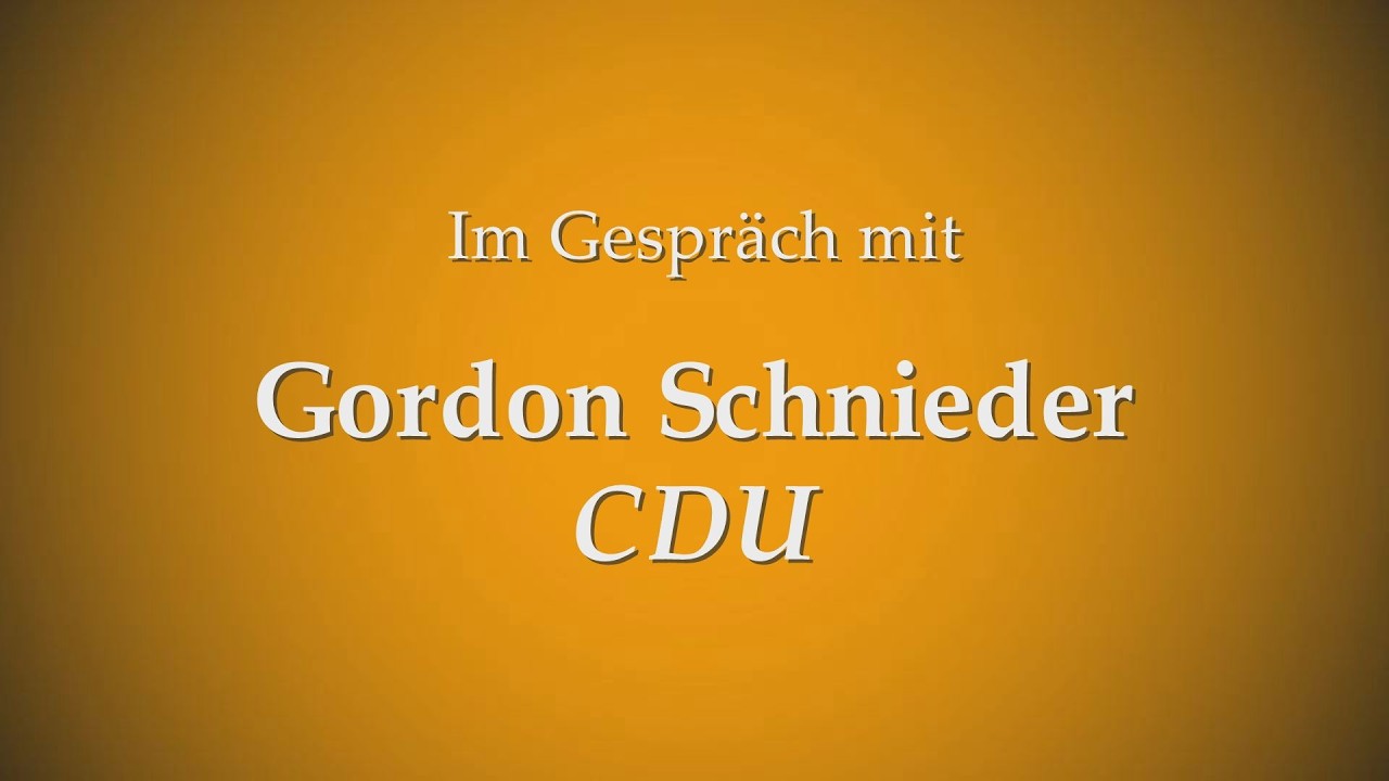 RLP wählt 2026 - Gordon Schnieder (CDU) - Spitzenkandidaten für RLP