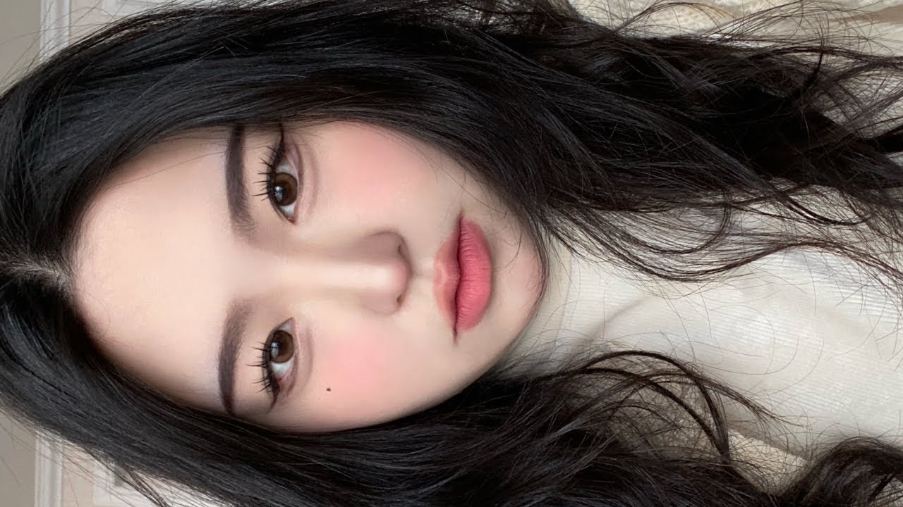 하루필름찍고 귀산갔다온날 GRWM🌷 | 핑크코랄뽀용뽀용메이크업 | 인생렌즈찾아따 | WATCH윤와치