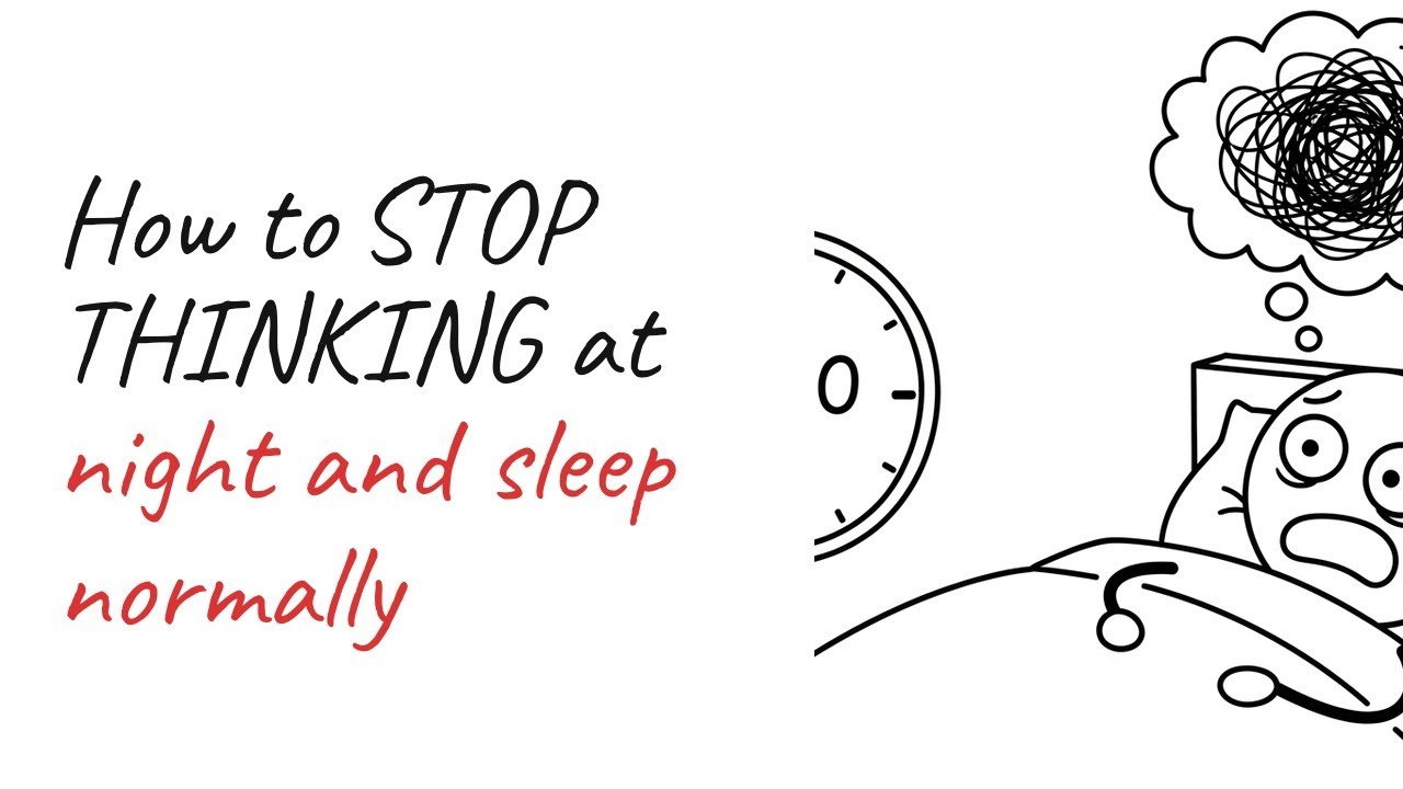 How to STOP OVERTHINKING at Night & Sleep Better in 5 Min