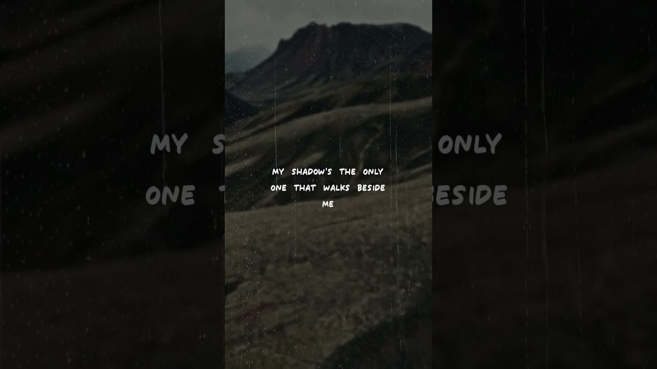 green day - boulevard of broken dreams (lyrics)