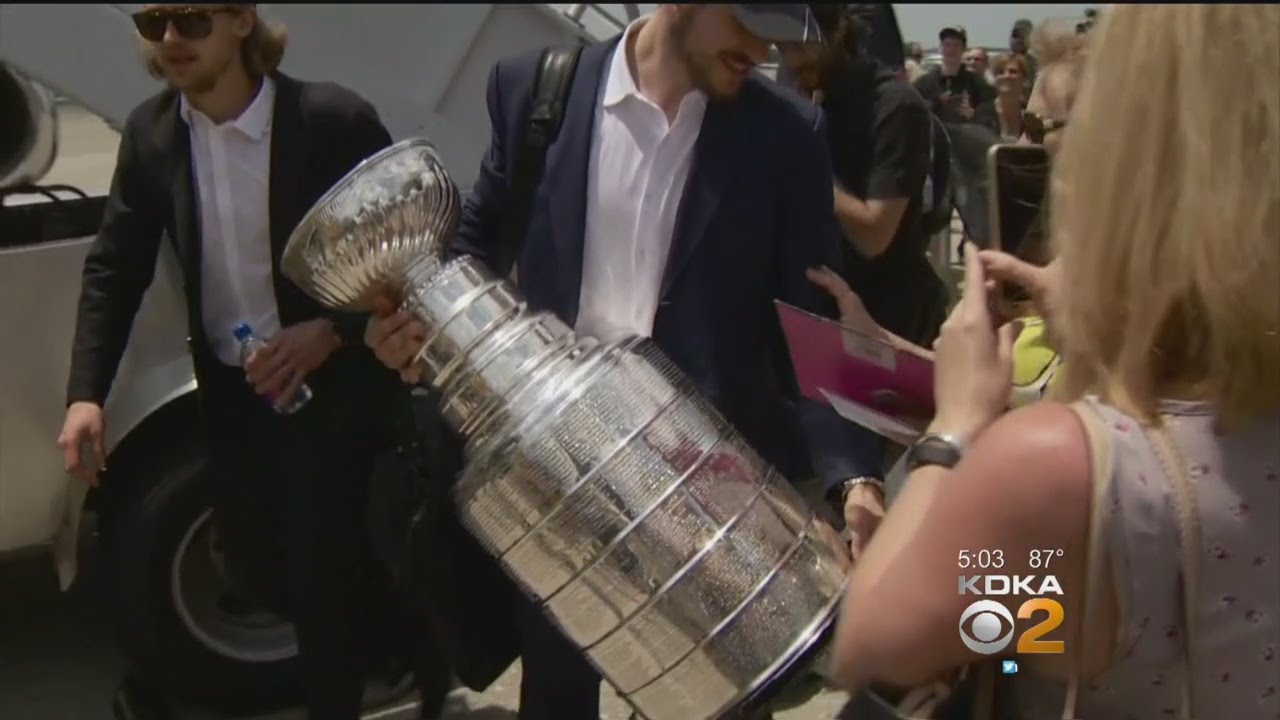 Penguins Arrive In Pittsburgh After Winning Stanley Cup