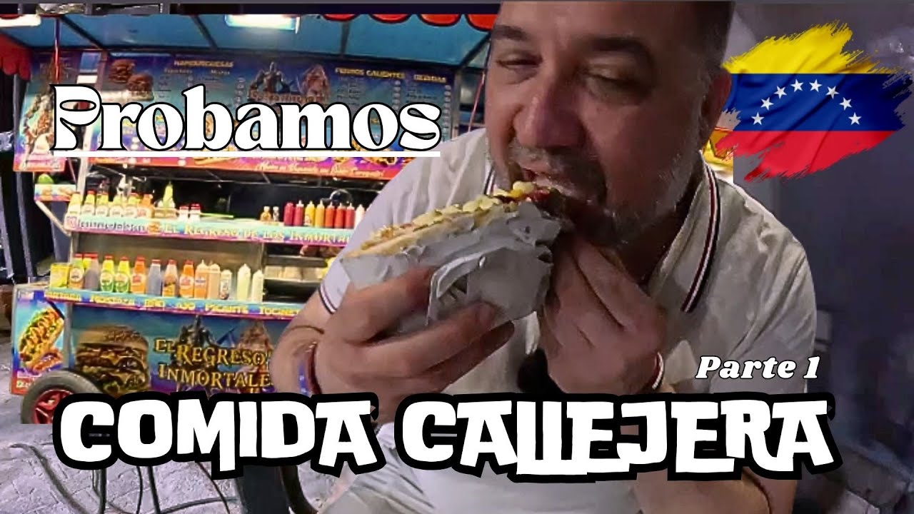 🔥​​Probamos COMIDA CALLEJERA 🌭​🍔| Calle del Hambre Plz. Venezuela| Inmortalizando Momentos - Parte1