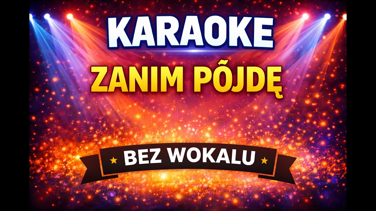 Happysad – Zanim pójdę | Karaoke bez wokalu | Instrumental do śpiewania