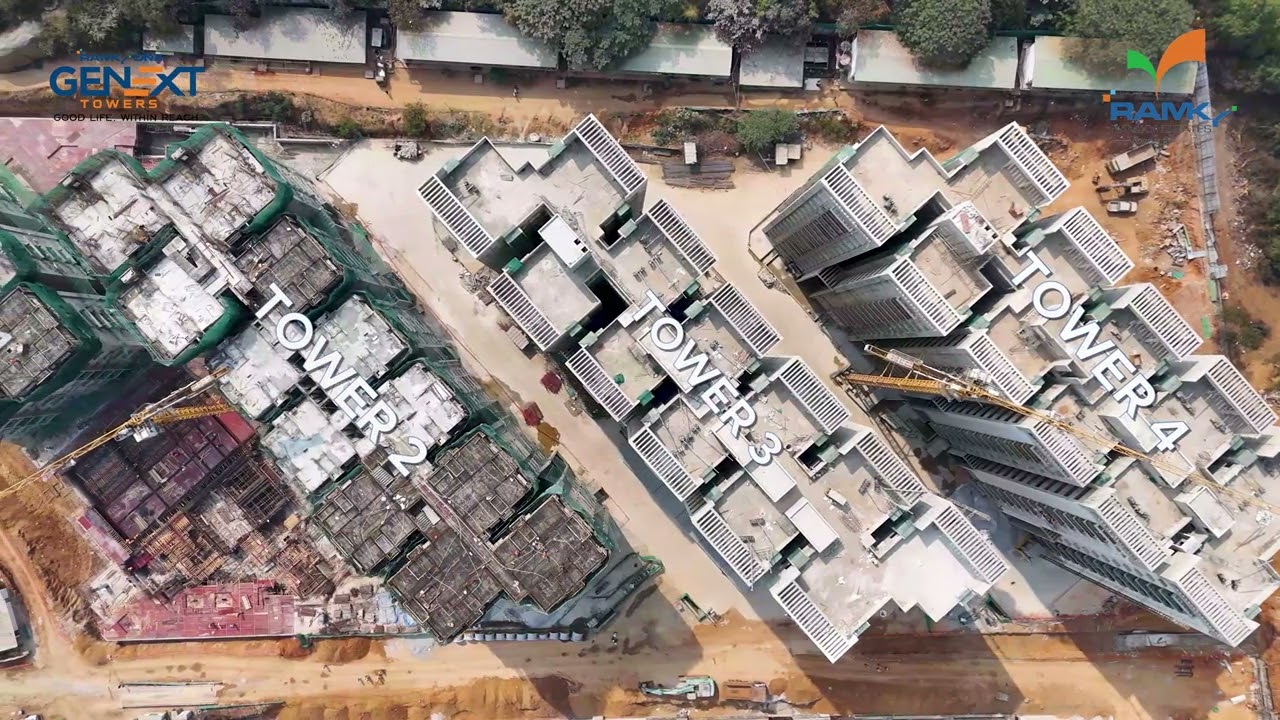 Ramky One Genext Towers    January 2026 Construction Progress