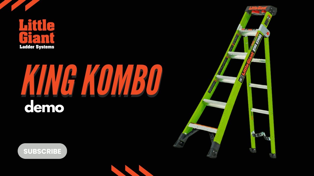 Little Giant King Kombo Ladder 3-In-1 Ladder - EN Version