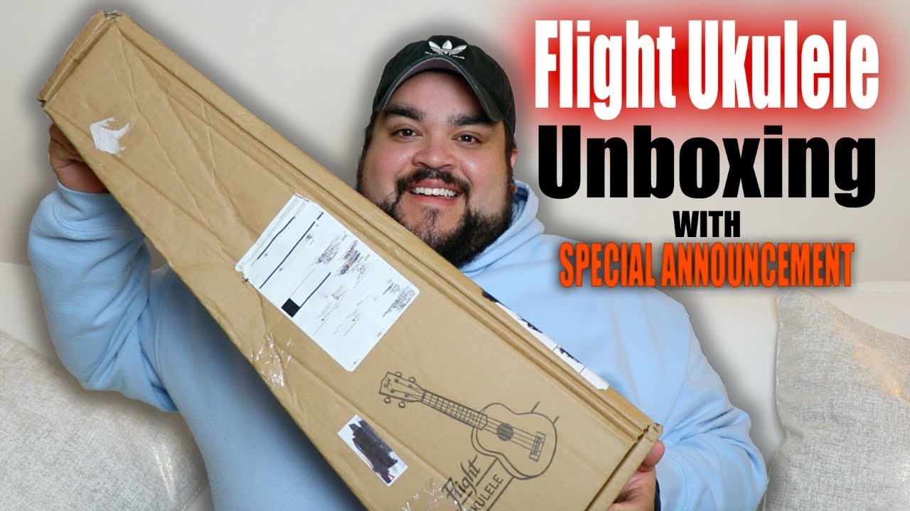 FLIGHT UKULELE UNBOXING & SPECIAL ANNOUNCEMENT