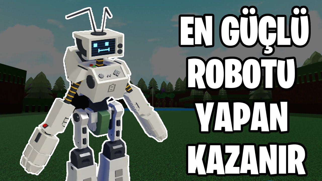 EN GÜÇLÜ ROBOTU YAPAN KAZANIR! | Roblox Gemi Yapma Oyunu | Build A Boat