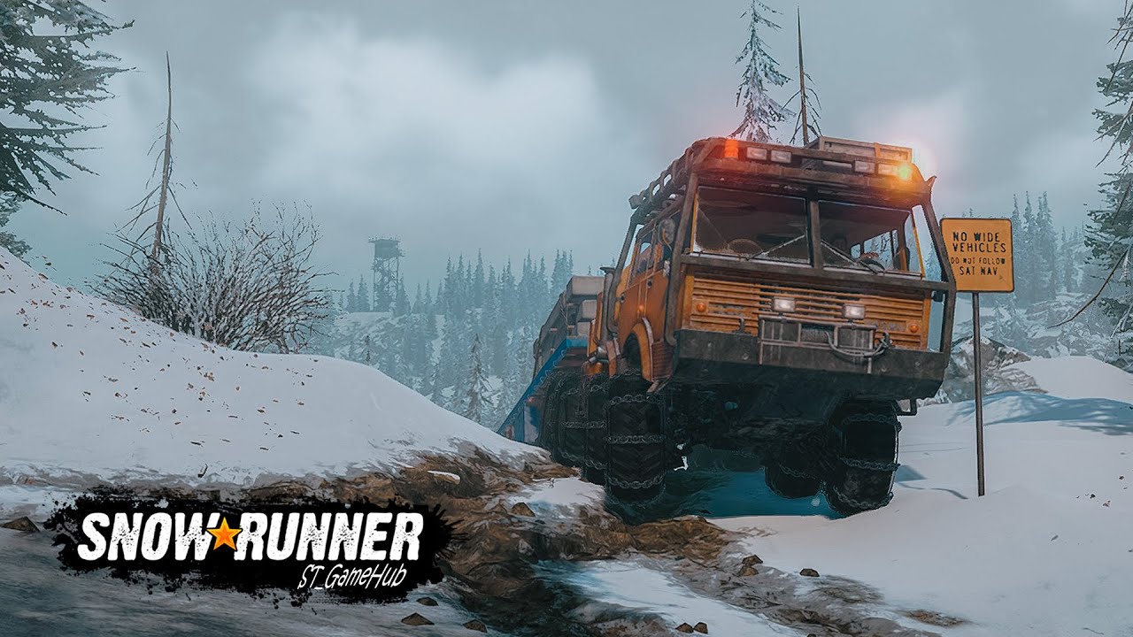 This turn ruined everything 😱 SNOWRUNNER #livestream #viral