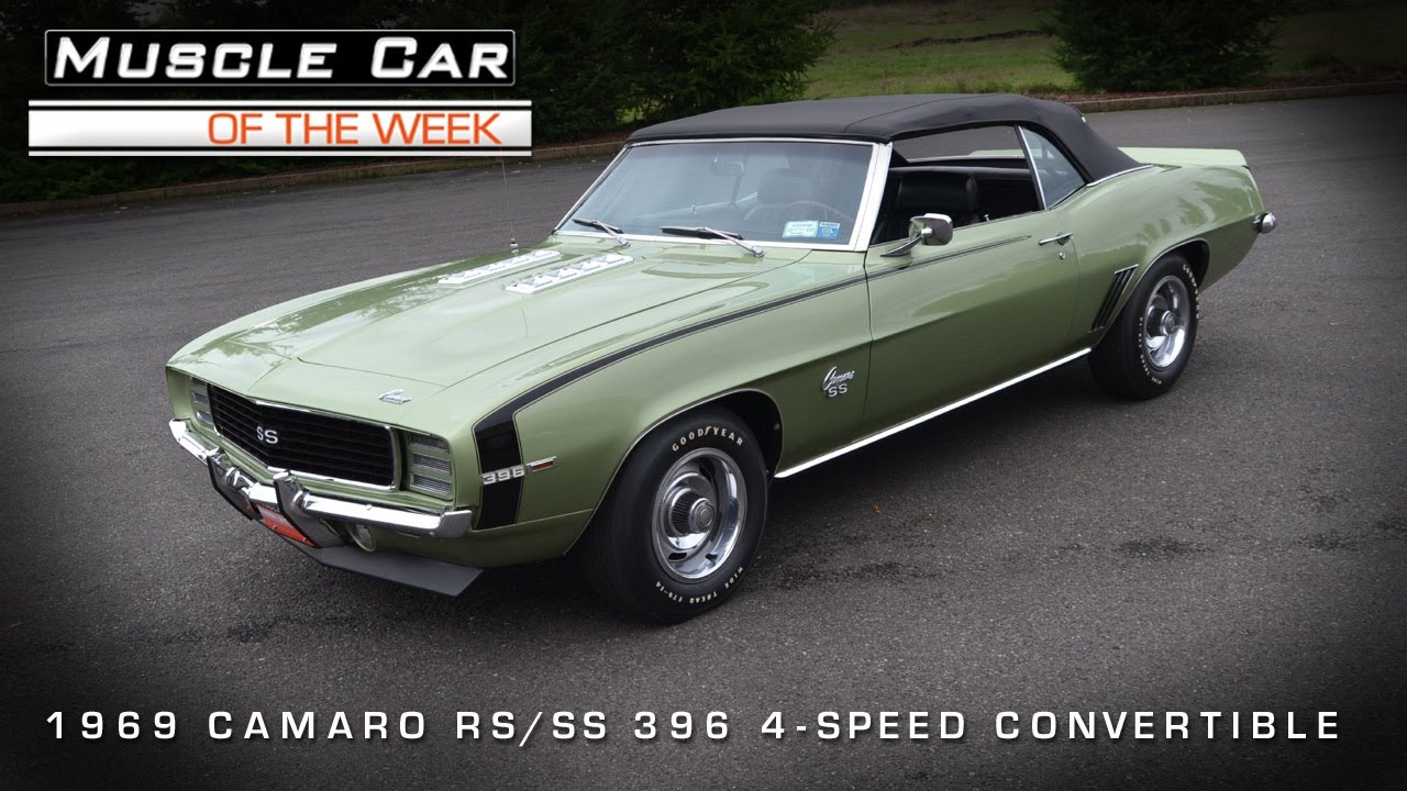 1969 Camaro RS/SS396 Convertible Muscle Car – видео недели №34