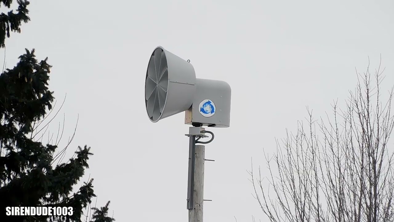 Indecisive ASC T-128 Siren Test w/ Thunderbolt Ambiance