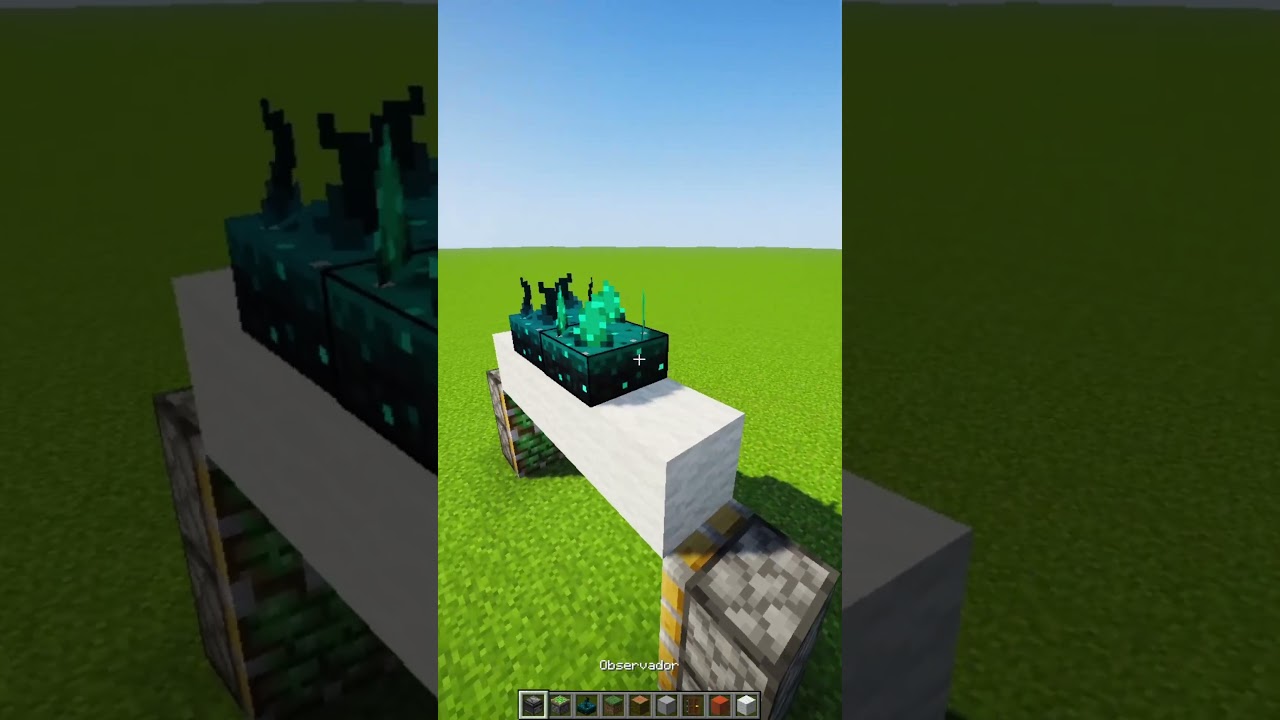 Como fazer a NOVA Porta com sensor do Minecraft #Shorts