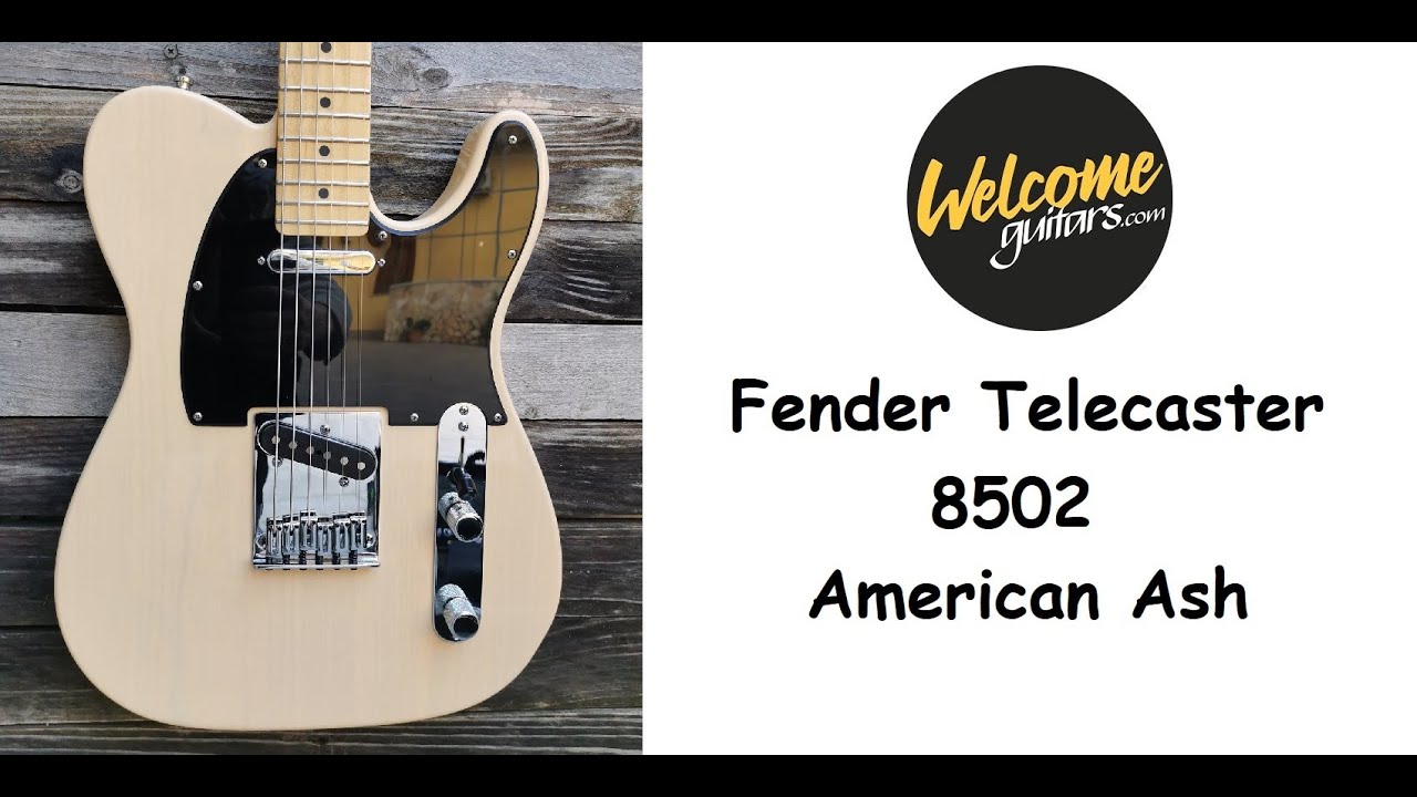 Fender Telecaster 8502 American Ash Deluxe 2006 with original hard case