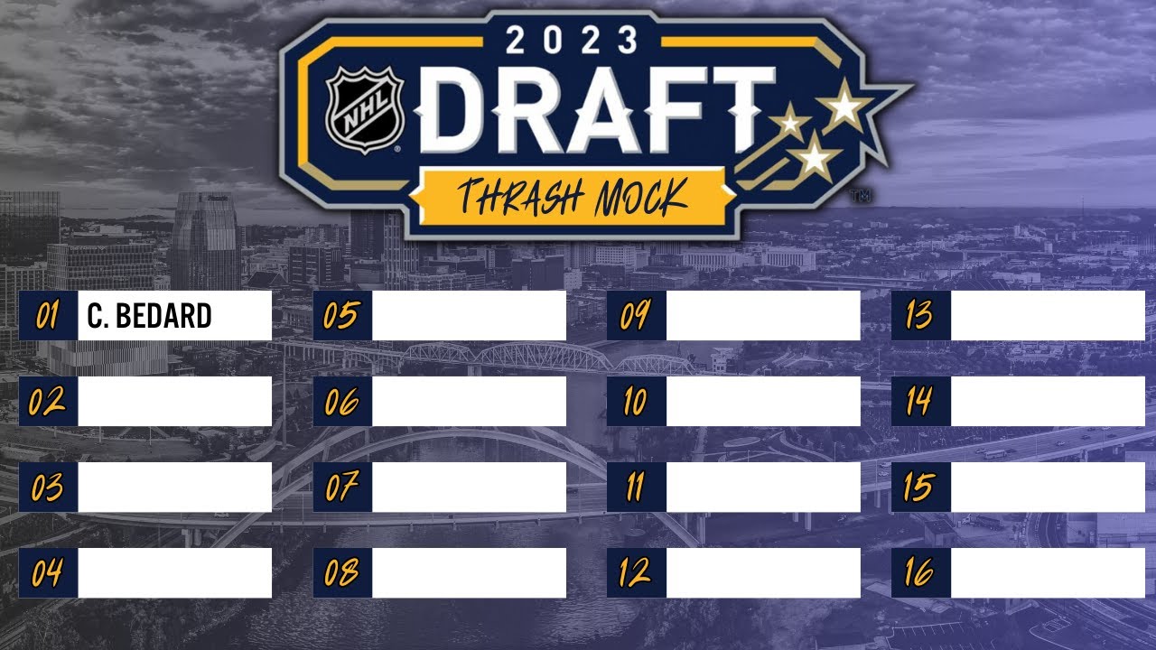 2023 NHL MOCK DRAFT