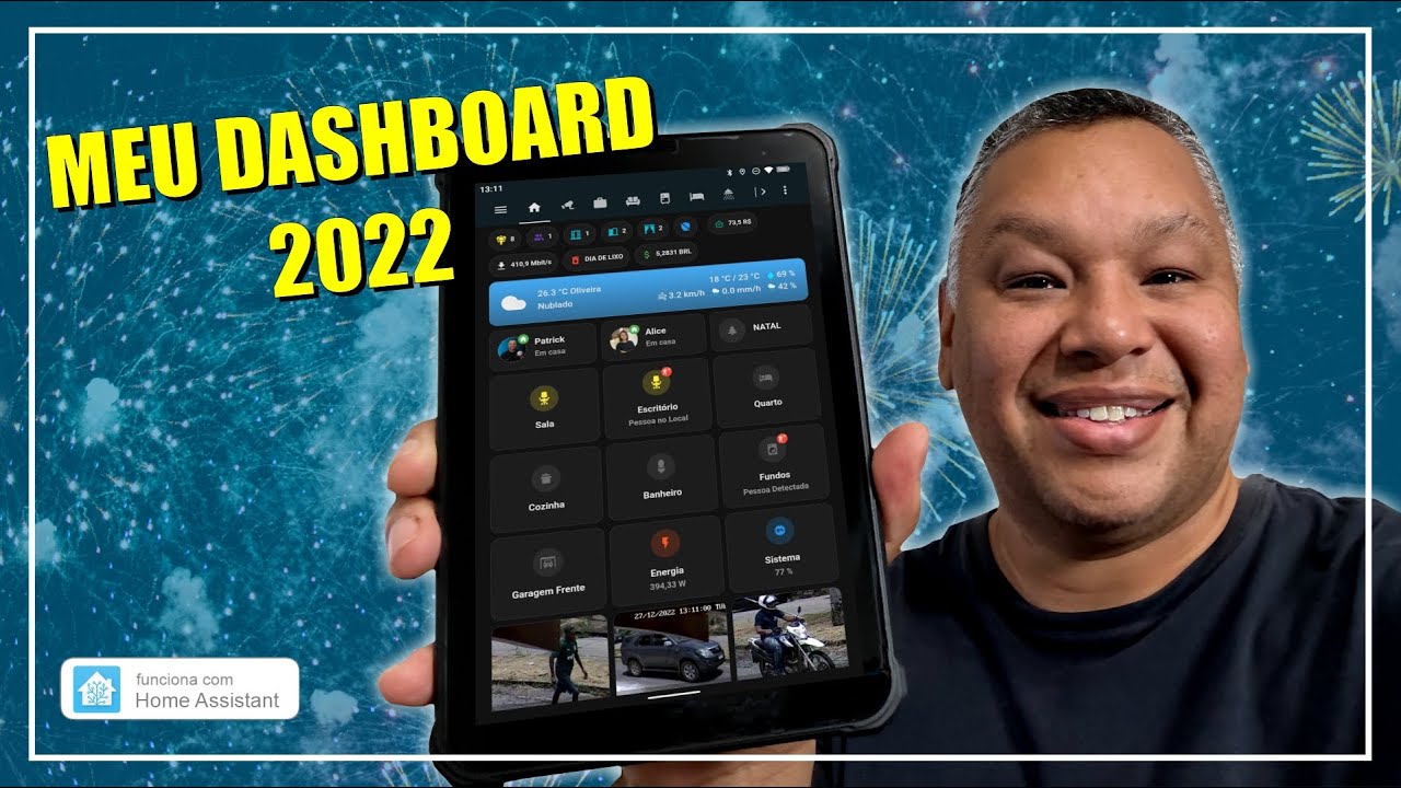 MEU DASHBOARD 2022 NO HOME ASSISTANT - Veja como ele está no final do ano! MUSHROOM