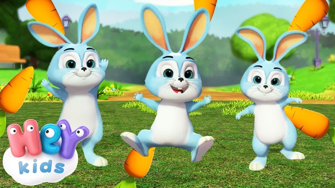 Κοιμούνται τα κουνελάκια - χοπ,χοπ,χοπ 🐰 HeyKids - Παιδικα Τραγουδια