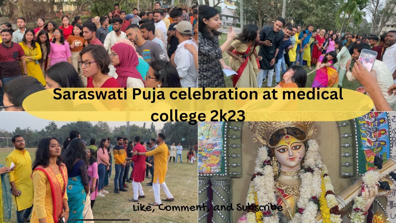Saraswati Puja Celebration at #medicalcollege 2k23 || NIH Kolkata || Activities