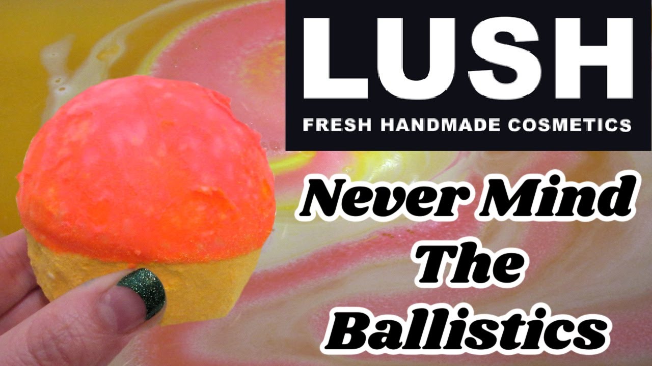 LUSH Never Mind the Ballistics Bath Bomb DEMO!