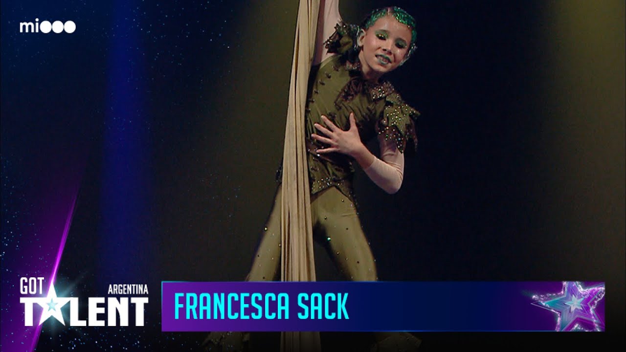 Francesca Sack - Acrobacia en telas | 4tos | Got Talent Argentina 2023