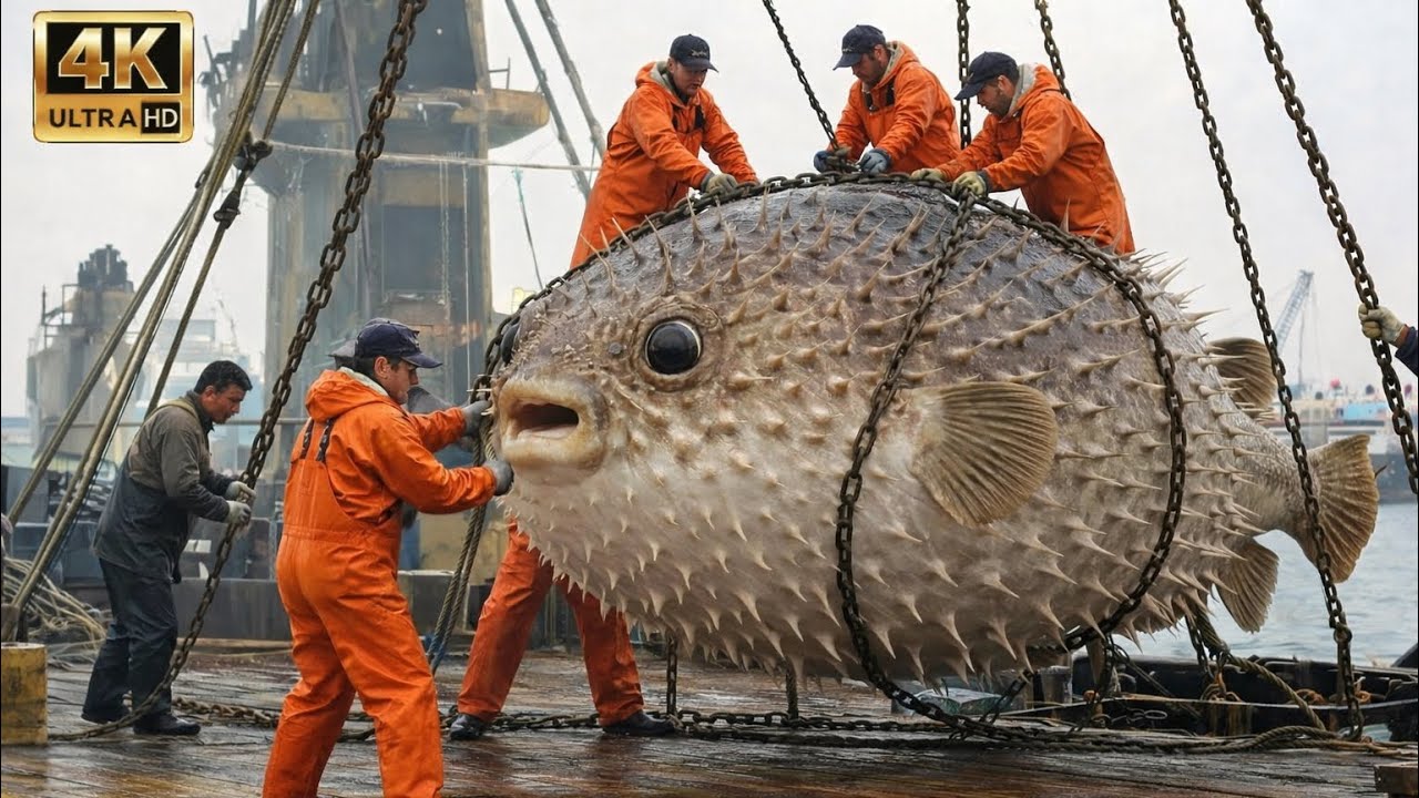 Giant Porcupine Fishing | How Fishermen Can Make Up $450,000 in 7 Days | RAW Documentary