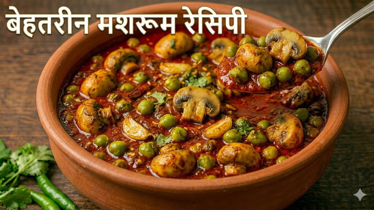 मशरूम की सब्जी इस ट्रिक से बनाएंगे तो नॉनवेज भूल जाएंगे | Mushroom Masala Recipe | Mushroom Ki Sabji