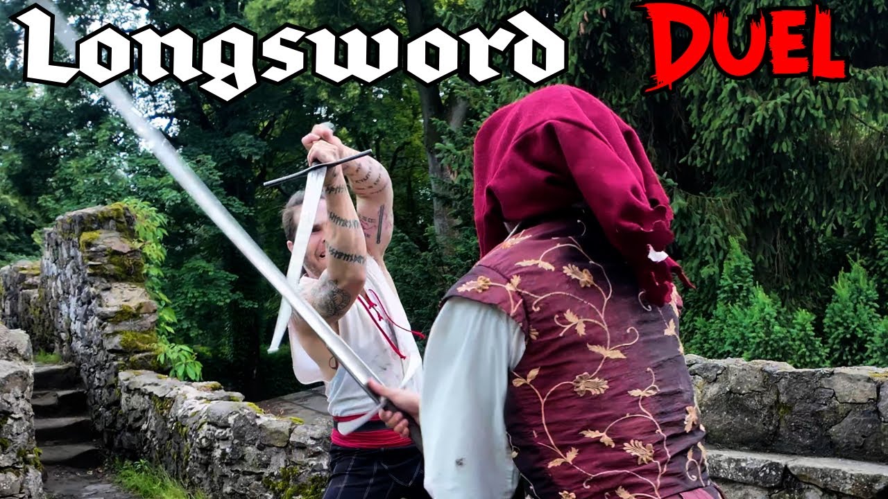 A Longsword Duel with Realistic Techniques