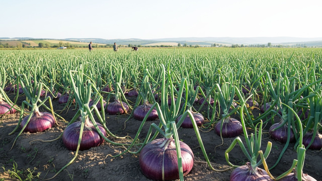 Heirloom Ruby Onions: Harvesting Heritage Red Bulbs for Intense Crimson Spice Onion Powder