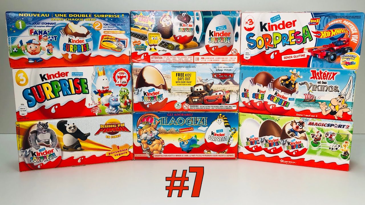 OLD Kinder Surprise Unboxing #7. Распаковка Старых Киндер Сюрпризов. Выпуск 7. Alte Ü-Ei Unboxing 7