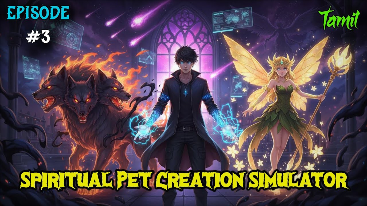 He Got a Simulator and Created Cerberus! (Spirit Pet Creation Simulator) | Ep - 3 Recap in Tamil