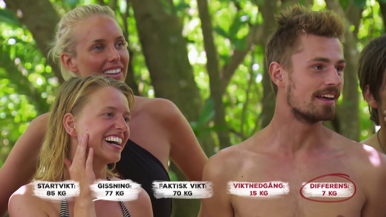 Robinsondeltagarna chockas när de ser hur mycket de gått ner i vikt – Robinson (TV4)
