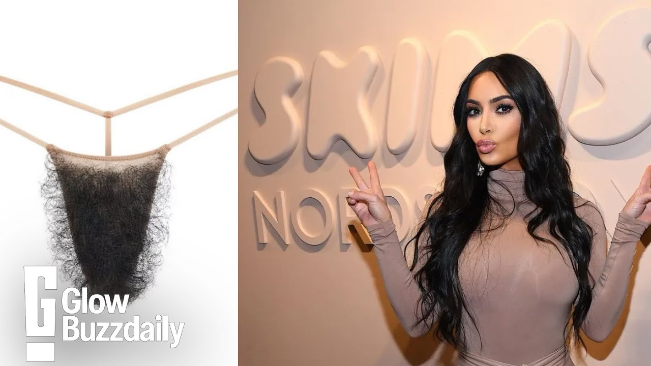Skims ya Kim Kardashian Yato Nguo za Ndani Kwa Wanawake Zenye Manyoya Bandia Sehemu Za Siri 