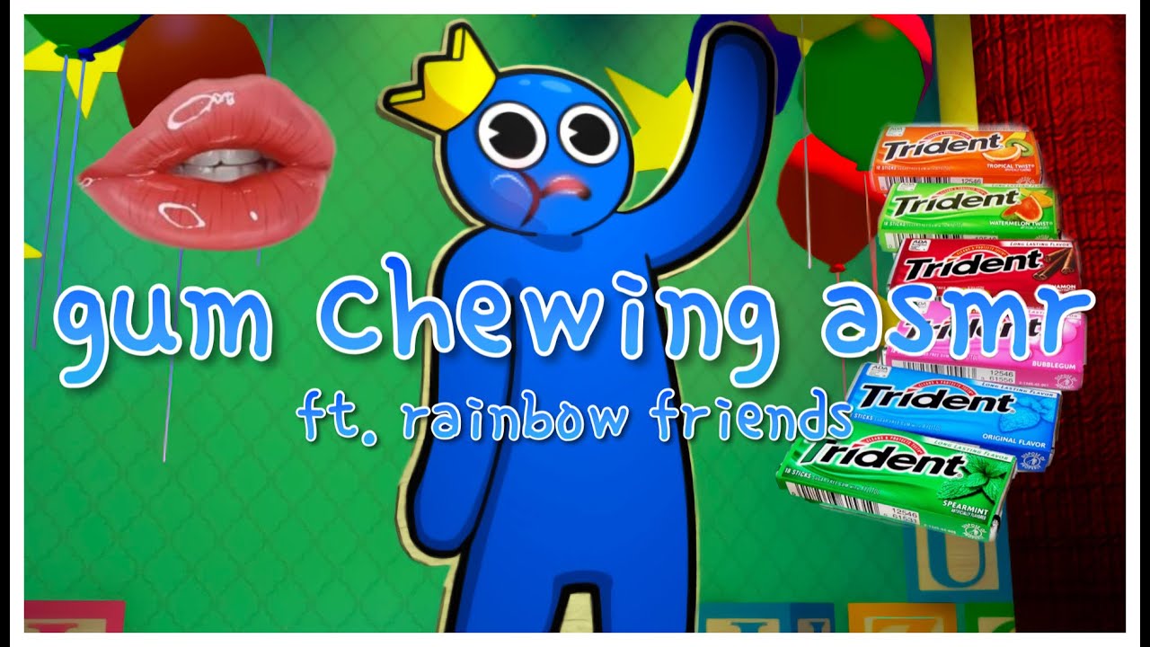 ASMR Gum Chewing and Whispers (ft. Rainbow Friends)