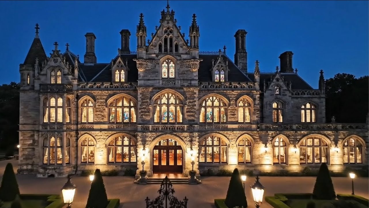 Breathtaking Victorian Gothic Mansion | Ornate Stonework and Classical Beauty Tour