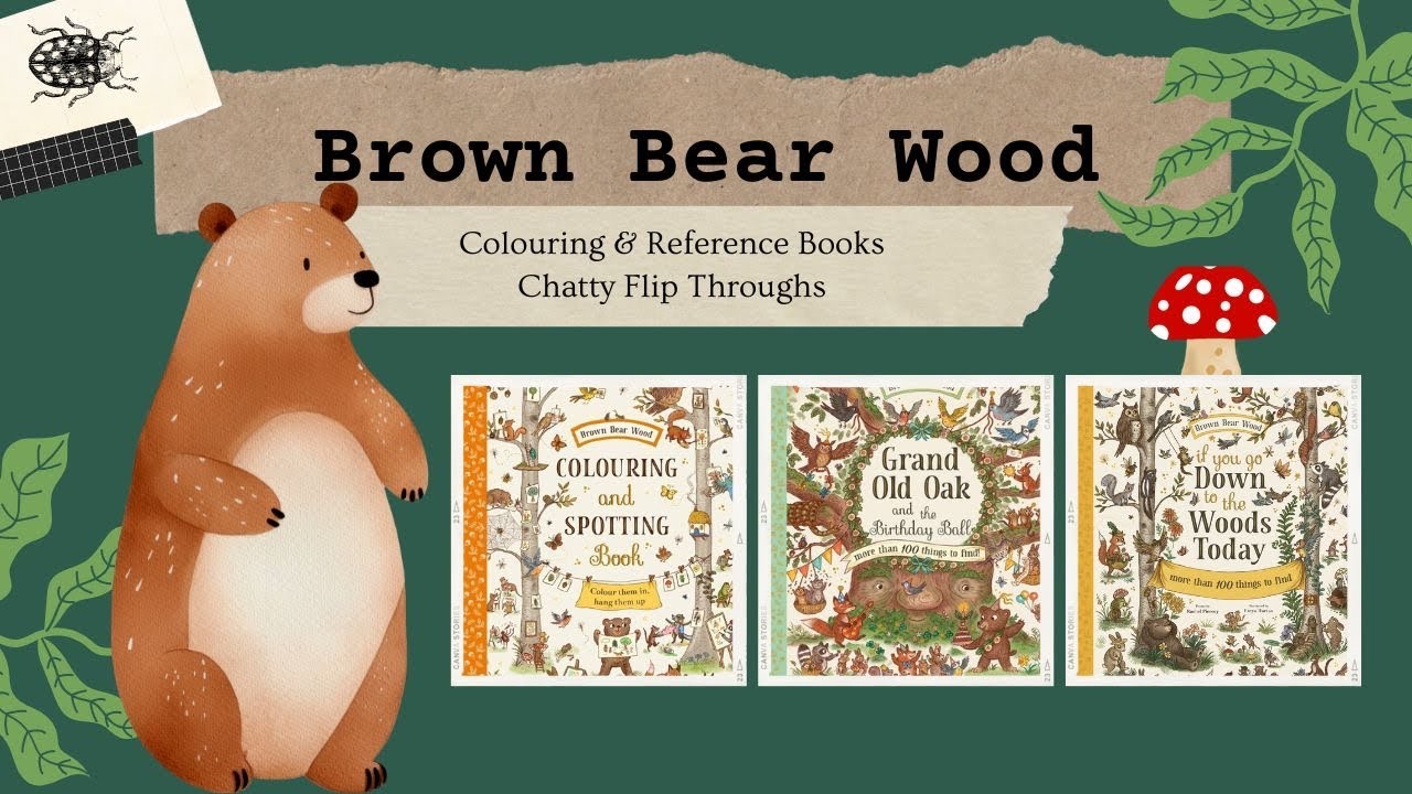 Brown Bear Wood - Colouring & Reference Books - Chatty Flip Throughs
